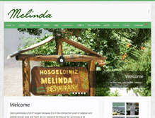 Tablet Screenshot of melinda.com.tr